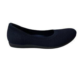 Vivaia Round Toe Claire Flats Size 39.5 Navy Blue Comfort Flexible Lightweight